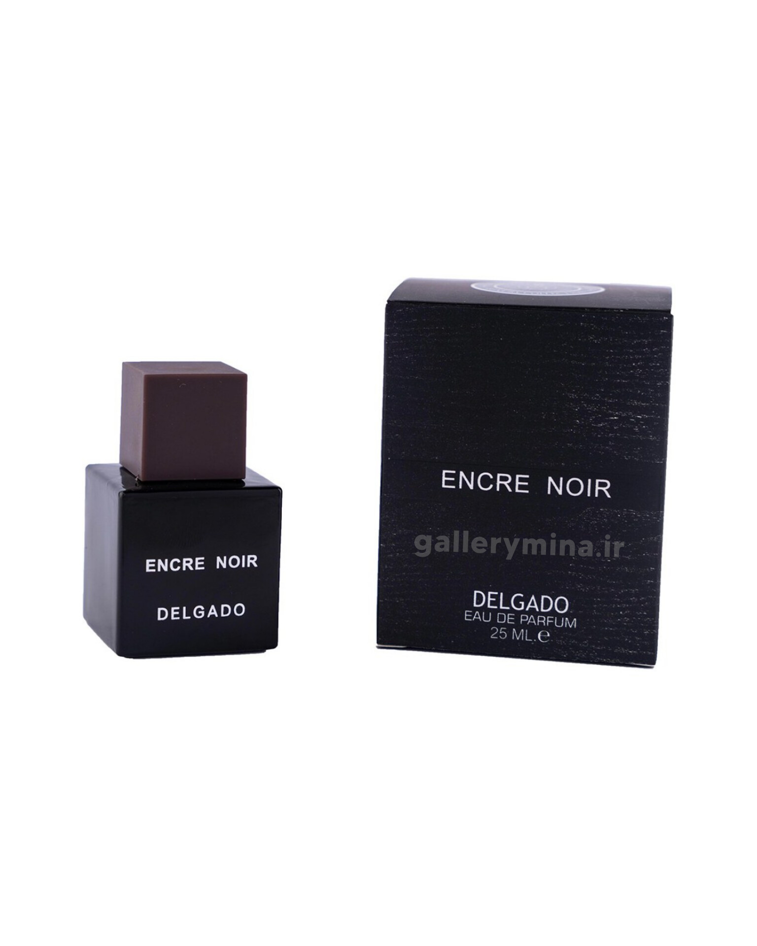 عطر جیبی مردانه دلگادو مدل Black Lalique حجم 25 میلی لیتر